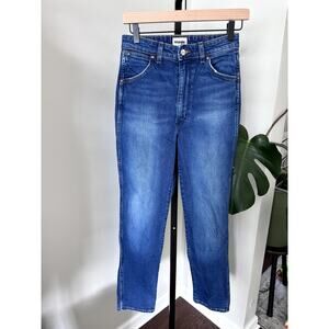 Wrangler Icons Womens Western Limited Edition Jeans.  Raw edge bottom hem.